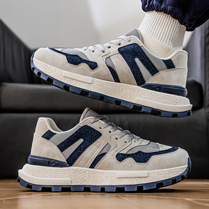 Zapatillas de correr para <span class=keywords><strong>hombre</strong></span>, zapatillas de <span class=keywords><strong>tenis</strong></span> para <span class=keywords><strong>hombre</strong></span>, zapatillas de moda transpirables ligeras, zapatillas antideslizantes para entrenamiento, zapatillas de gimnasio para <span class=keywords><strong>hombre</strong></span> - Product Image 4
