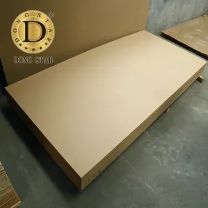 1245x2465 MM Plain MDF Panel Fibreboard MDF Board 13mm 16mm 19mm Export to Canada Market