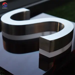 Shining Sign Channel Letters Customization Backlit Channel Letters Led Sign Custom Stainless Steel Channel Letter