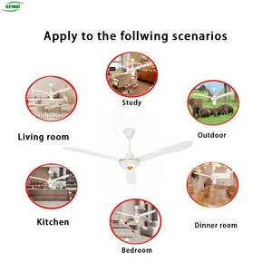 Senbi tiết kiệm năng lượng BLDC động cơ 56 inch DC năng lượng mặt trời quạt trần với điều khiển từ xa - Product Image 2