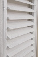 Directement de Chine, volets en bois teinté sur mesure, volets de plantation artisanaux pour les intérieurs, décoration de la maison