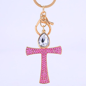 Llavero de Moda <span class=keywords><strong>con</strong></span> Cruz de Cristal, Regalo Religioso Cristiano, Oración de Jesús, <span class=keywords><strong>Dios</strong></span> te Bendiga, Recuerdo - Product Image 4