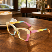 Nouvelles lunettes anti-lumière bleue tendance, montures élégantes et stylées, design décontracté unisexe LD0525