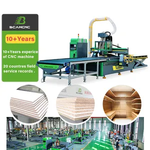 BCAMCNC atc cnc router machine for door 8 heads multi spindle cnc router aluminum wood 1325 wood carving machine small