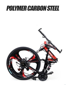 Bicicleta de Montaña Ligera de 26 Pulgadas para Adultos Hombres Portátil Plegable para Deporte Extremo con 21 Velocidades para Ciclismo de Carretera y Freno de Disco - Product Image 4