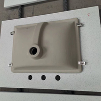 Comptoir de salle de bain en quartz blanc artificiel préfabriqué pas cher pour hôtel