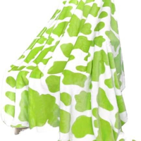Couverture Polaire Super Chaude en Fausse Fourrure Motif Vache, Personnalisable, Haute Qualité, Douce, Mignonne et Portable, Toutes Saisons, Vente en Gros