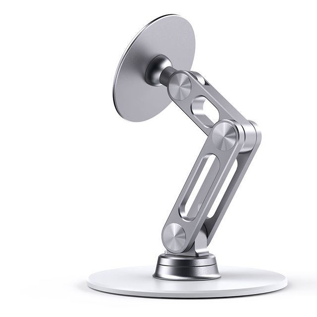 New 360 Rotatable Desk Phone Mount Stand Holder Foldable Adjustable Magnetic Mobile Phone Holder