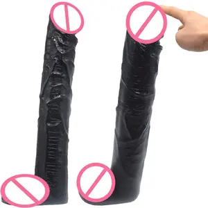 FAAK Huge Size Realistic Female Sex Toy Thick Men Rubber Cock Easy Clean Penis Dildo with Testis for Women Sex Toy Adults Game