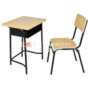 Single Wood and Metal <strong>Student</strong> Classroom Desk and Chair School Furniture Equipment <strong>Suppliers</strong> Manufacturer - Product Image 2