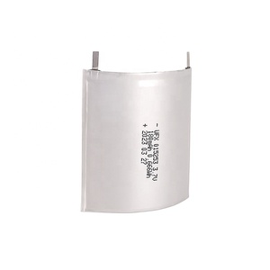 แบตเตอรี่ลิเธียมไอออนรูปทรงพิเศษ UFX 015253 180mAh 3.7V สำหรับแหวนสมาร์ทโค้งรุ่นยอดนิยมจากผู้ผลิตจีน - Product Image 1