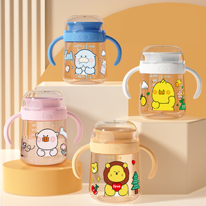 <span class=keywords><strong>Vaso</strong></span> de Agua para Bebé con Diseño de Dibujos Animados, Anti-ahogo, Anti-goteo, de PPSU, con Asa - Product Image 1
