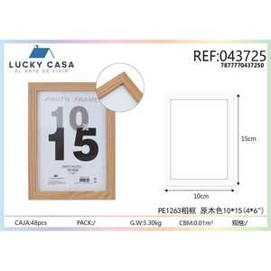 Venta al por mayor 10x15cm marco de fotos de madera clásico para la decoración del hogar para el suministro a granel - Product Image 1