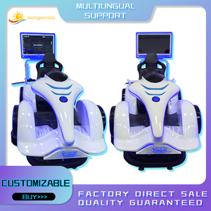 Simulateur de conduite de réalité virtuelle haut de gamme pour usage intérieur, en métal, à monnayeur, multijoueur, avec simulation de mouvement 6DOF - Product Image 3