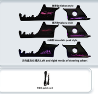 Kit d'éclairage d'ambiance intérieur LED RGB 12V réglable avec contrôle par application, choix multiples de styles pour la modification de voiture Hongqi H5 23-25
