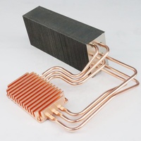 Dissipateur thermique professionnel en cuivre et aluminium, personnalisé, processeur, pour serveur, refroidissement