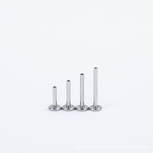 G23 Titanium Internal Thread <b>Bar</b> 10mm 8mm 6mm Flat Bottom Earring Tongue Stud <b>Lip</b> Stud Unisex DIY Jewelry Accessory - Product Image 4