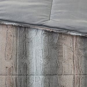 DB 4ชิ้นชุดเครื่องนอนขนเทียมนุ่มพิมพ์ลายดอกไม้สีทึบสำหรับงานแต่งงานที่บ้านโรงแรมโรงพยาบาลพร้อมให้บริการเตียงควีนไซส์สำหรับฤดูใบไม้ผลิฤดูหนาว - Product Image 5