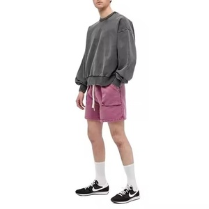 Sweat-shirt en molleton français, pull personnalisé, sweat à capuche pour homme, sweat à capuche uni, épaules tombantes, sweat à capuche et sweat-shirts pour homme - Product Image 4