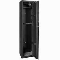 Steel Gun Cabinet with Fingerprint Lock and Electronic Code for Valuables Storage OEM