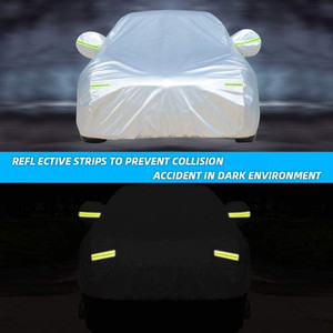 Factory Direct Customizable <b>Car</b> Covers for SUVs and Commercial Vehicles Waterproof and Dustproof with Polyester <b>Sunshades</b> - Product Image 4
