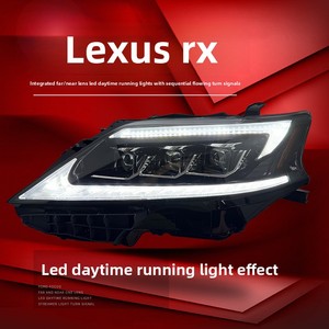 Conjunto de Faros Delanteros para <span class=keywords><strong>Lexus</strong></span> RX270 09-15, Modificados con Luces LED de Circulación Diurna y Señal de Giro, 24V 55W - Product Image 2