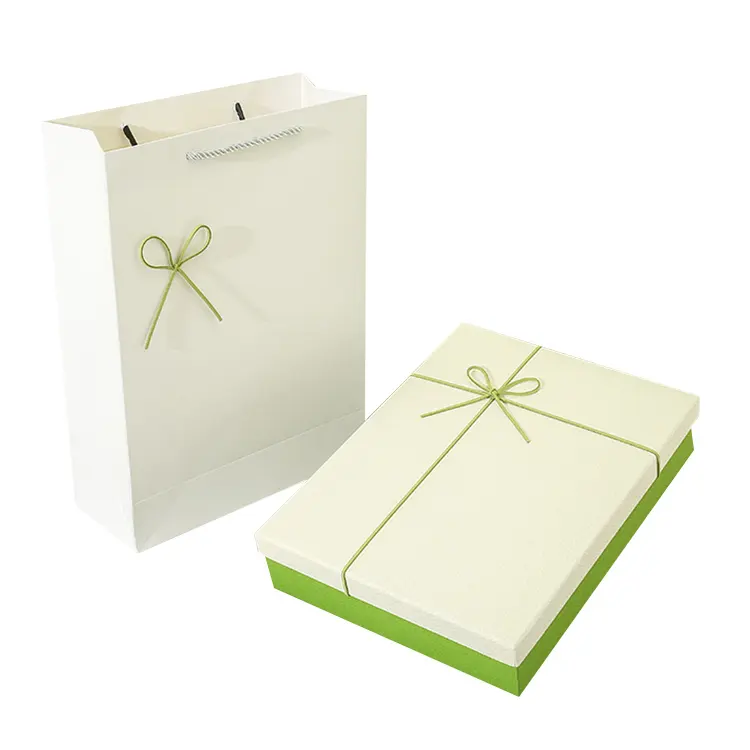 Durable Hot Sales Modern Design Luxury Decorate Cardboard Gift Paper Box And Bag Set