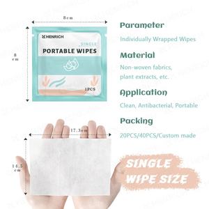 Lingettes humides emballées individuellement, hygiéniques, jetables, pour la restauration, distribution en gros - Product Image 6