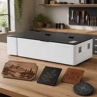 Découpeuse laser CO2 60W pour lettres en acrylique transparent, enseignes, présentoirs, bois, cuir, artisanat et fabrication de produits personnalisés pour les ateliers de signalétique
