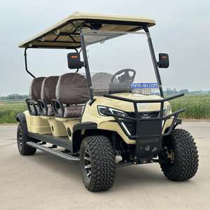 리튬 배터리 오프 로드 전기 골프 버기 카트 맞춤형 업그레이드 키트 4 + 2 인승 관광 해변 버기 전기 골프 카트 - Product Image 3