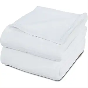 Yaz için yatak için % 100% pamuk battaniye kraliçe boyutu-Waffle örgü battaniye, yumuşak dokuma hafif bahar battaniye