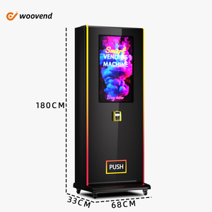 Tùy chỉnh Mini Máy bán hàng tự động với ID Scanner cho tuổi verficaition Đầu đọc thẻ/tiền mặt 32-inchs Màn hình cảm ứng nhỏ Máy bán hàng tự động - Product Image 2