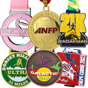 เหรียญรางวัลโรงเรียนออกแบบรูปทรงตามสั่ง เหรียญโลหะเคลือบอ่อน 3 มิติ โลโก้แบบกำหนดเอง เหรียญกีฬาราคาประหยัดสำหรับการแข่งขันยิมนาสติก - Product Image 2