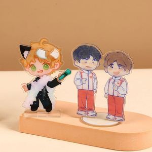 Custom Designed Cartoon Figure Acrylic Standee Display Stand Transparent Plastic Anime Style Keychain Model Souvenir Decoration - Product Image 1