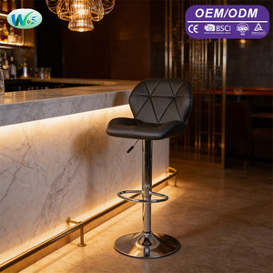 كراسي بار WS 98128 متوفرة بألوان متعددة، كراسي بار حديثة بظهر على شكل فراشة مغطاة بالفضة للمطبخ - Product Image 1