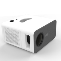 Mini Proyector LED 1080p Android de Tiro Corto, Inalámbrico, WiFi 5G, Smart TV, 3D, para Cine en Casa, Videojuegos y Exteriores