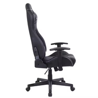 Chaise de jeu en cuir PU au design moderne, chaise de bureau ergonomique, confort élevé, base à cinq étoiles, pivotante et réglable pour usage au bureau