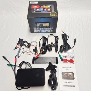 Açık 5 inç tam dokunmatik motosiklet Gps navigasyon Apple Carplay çift Lens Dvr kamera - Product Image 6