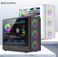 AntarcChill 2026 New Style Aluminium PC CPU Case Computer Gaming Gamer Cabinet MATX Mid Tower Computer PC Case for Desktop