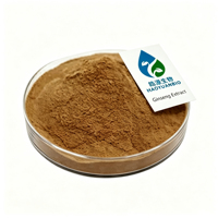Extrait de racine de ginseng naturel, poudre de ginsénosides standardisée, qualité alimentaire, extrait de ginseng en vrac, vente en gros d'extrait de ginseng