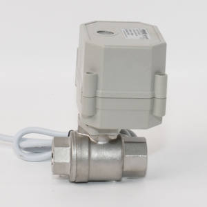 Vanne modulante électrique en acier inoxydable en forme de V, signal analogique 4-20 mA, 1/2 pouce BSP DN15 - Product Image 3