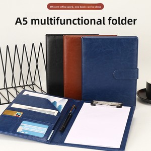 A4 logo dập nổi da kinh doanh thư mục cho văn phòng hợp đồng Bản Hợp Đồng và quản lý lưu trữ của nộp hồ sơ sản phẩm - Product Image 2