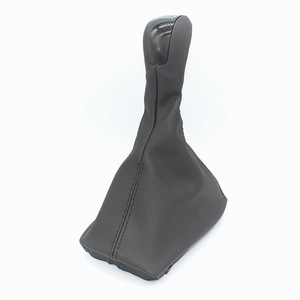 Black Leather <b>Shift</b> <b>Knob</b> For Mercedes-Benz W211 S211 Manual Transmission Cars Ergonomic Design - Product Image 1