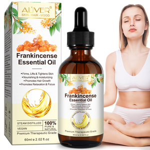ALIVER 60ml Reines Natürliches Weihrauch-Ätherisches Öl Private Label Pflegendes Feuchtigkeitsspendendes Weihrauchöl für Körper- und Hautpflege - Product Image 6