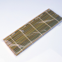 Kit de tapis à sushi en bambou multi-tailles pour la restauration, tapis à sushi en bambou réutilisable, ensemble de tapis à sushi pour la maison, bricolage