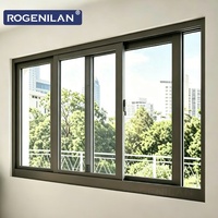 Ventana Corredera de Aluminio Insonorizada Personalizada Rogenilan, Ventanas Corredizas con Doble Vidrio Templado y Mosquitera