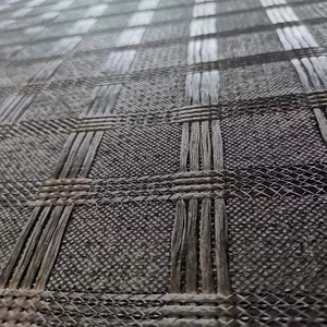 Dual-chức năng Composite <span class=keywords><strong>geogrid</strong></span> sợi thủy tinh và nhựa tích hợp vải lưới cho chống thấm gia cố trong bãi rác các trang web - Product Image 4