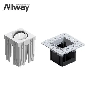 Dimmable Pencahayaan Aluminium Persegi COB Langit-langit Tersembunyi Modul Bawah Lampu Bingkai Komersial Dalam Ruangan Led Downlight