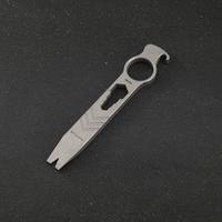 Barre de démolition en titane, ouvre-bouteille en alliage de titane, clé multifonctionnelle, barre à levier pour le camping et la randonnée, petits outils de plein air