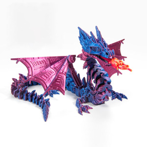 Hot-selling <b>3D</b> <b>Printer</b> Pterosaur Assembly Dragon Ornaments Creative Plastic Unisex Other Educational Toys Hand-Made Toys Car - Product Image 3